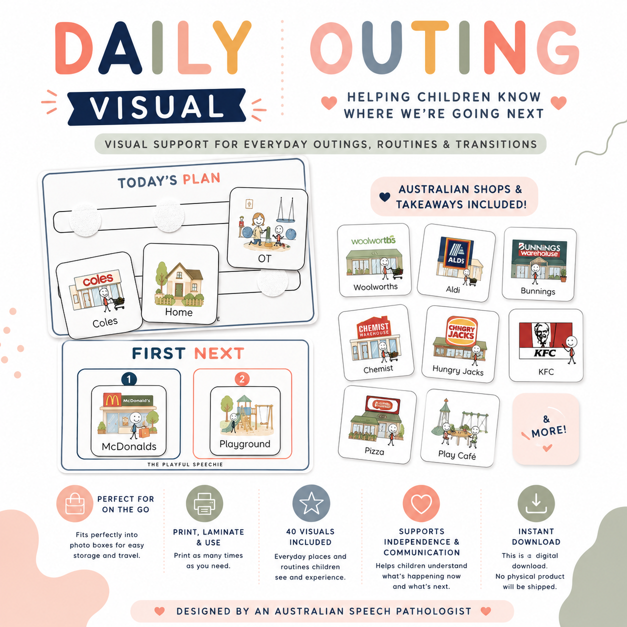 Daily Outing visuals